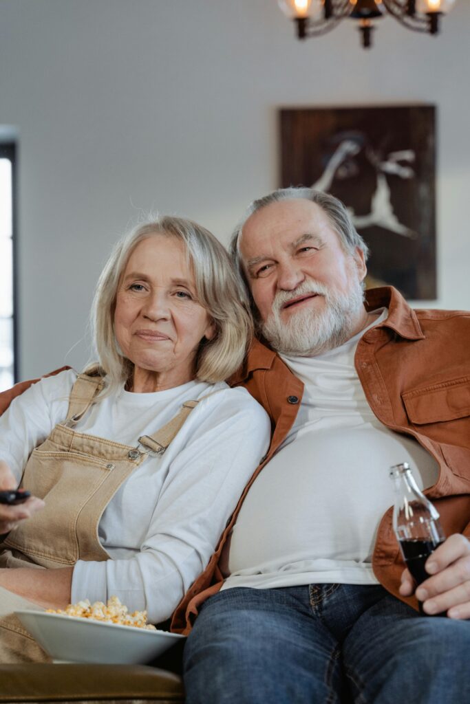 pexels-photo-7330754-7330754 Happy senior couple enjoying a cozy time together indoors.